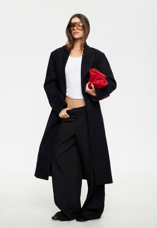 Lioness Fashion Discount | OLSEN COAT - ONYX