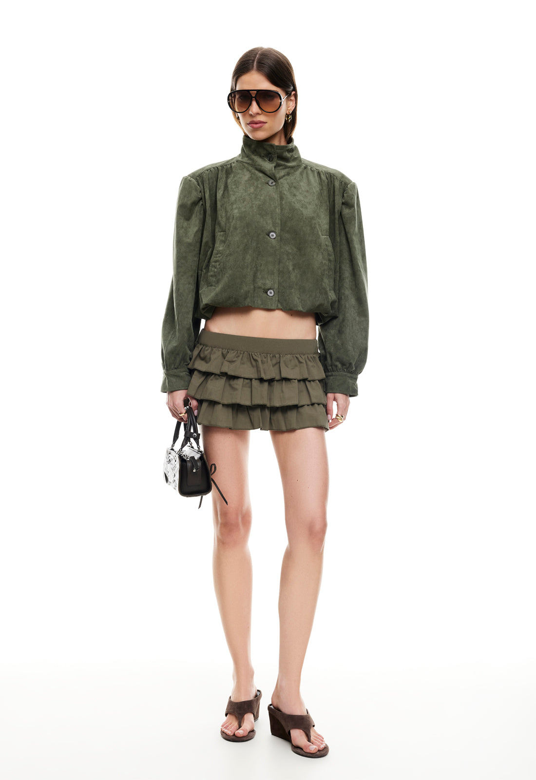 Lioness Fashion Sale | SOLSTICE MINI SKORT - SAFARI