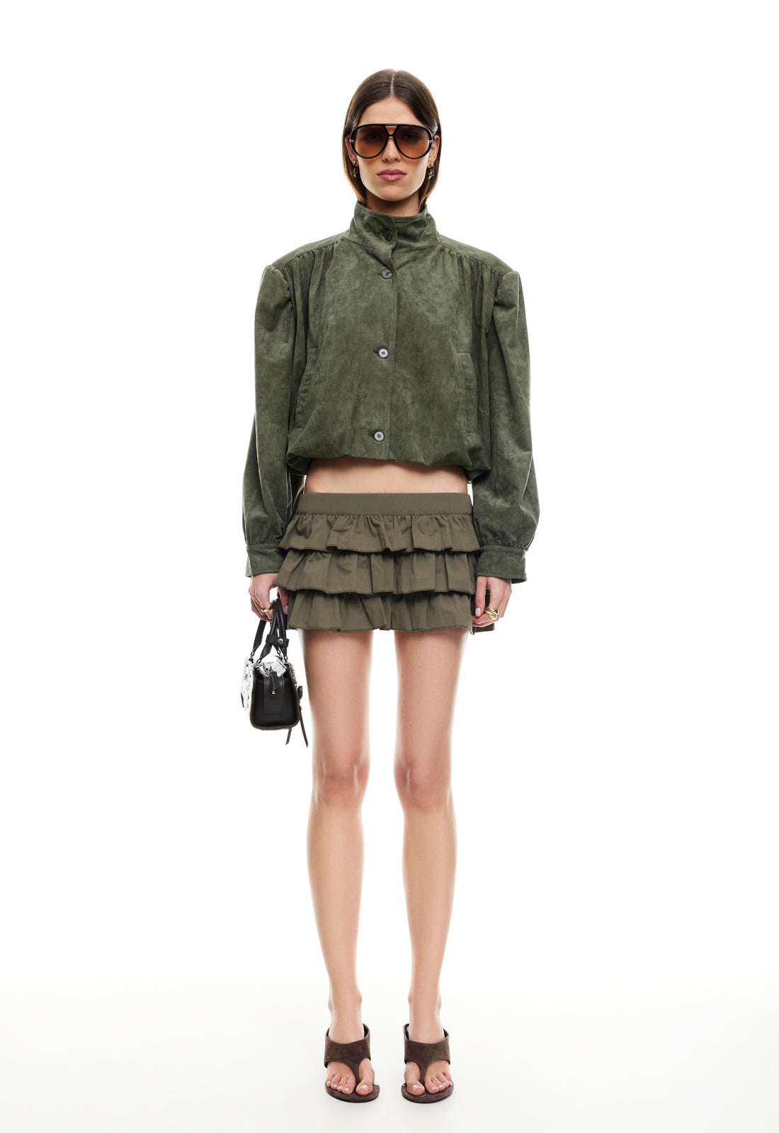 Lioness Fashion Sale | SOLSTICE MINI SKORT - SAFARI