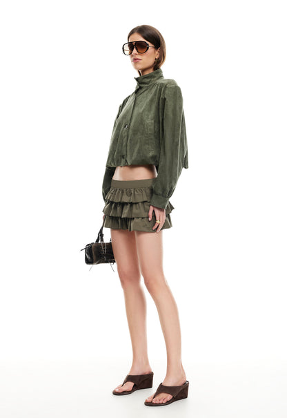 Lioness Fashion Sale | SOLSTICE MINI SKORT - SAFARI