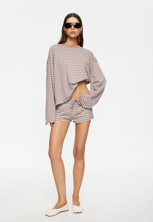Lioness Fashion Online Shop | KOURT BLOOMERS - MUTED PASTELS STRIPE