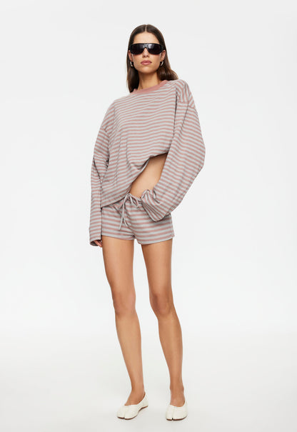 Lioness Fashion Online Shop | KOURT BLOOMERS - MUTED PASTELS STRIPE