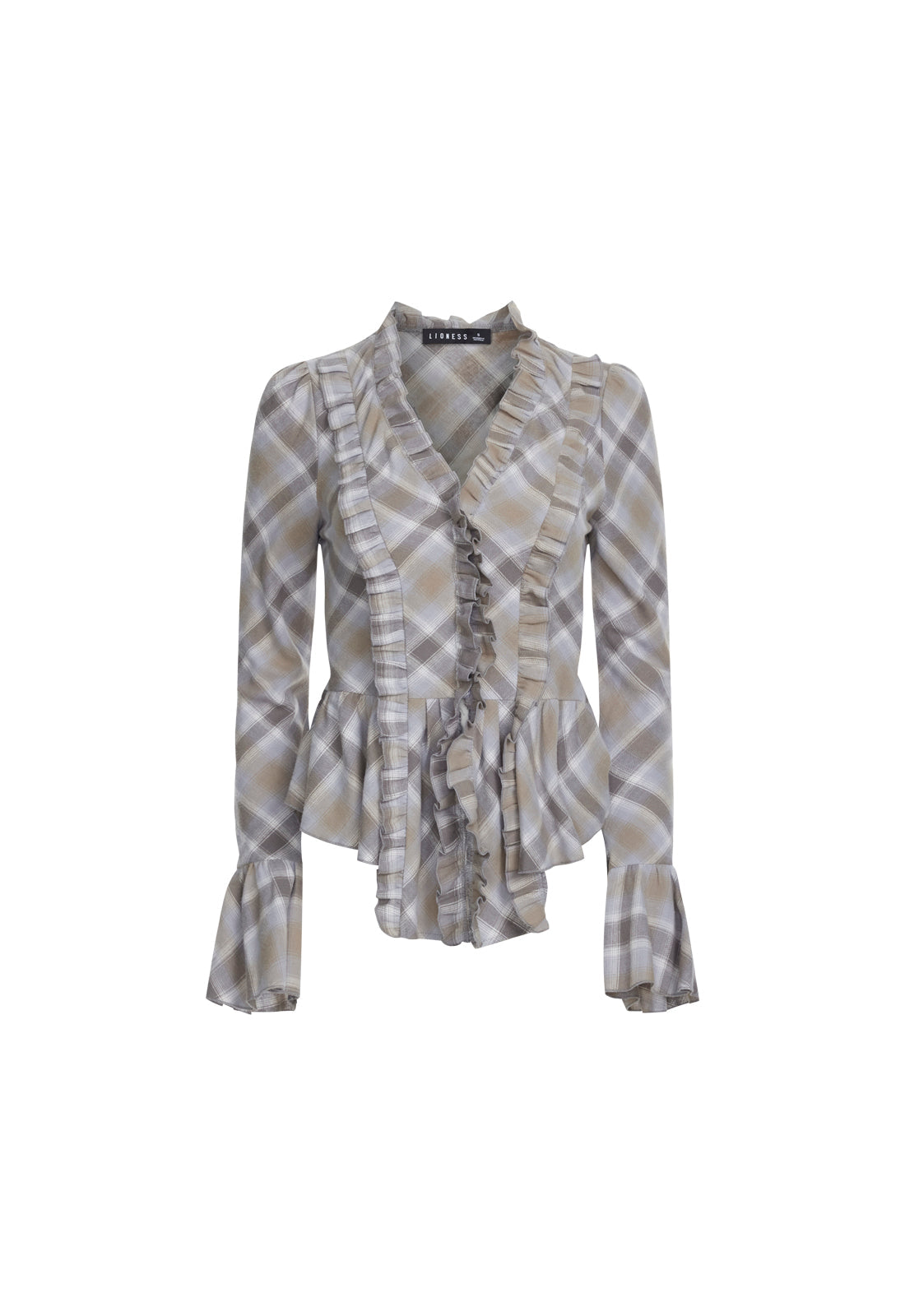 Lioness Fashion Near Me | Odette Long Sleeve - Ash Plaid
