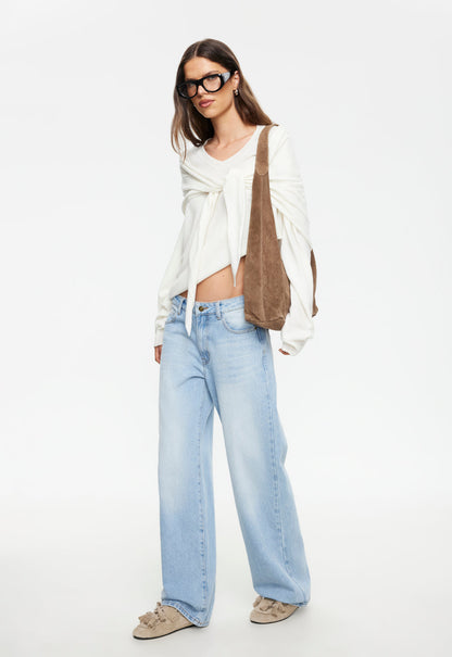 Lioness Fashion Online | Olsen V Knit - Porcelain