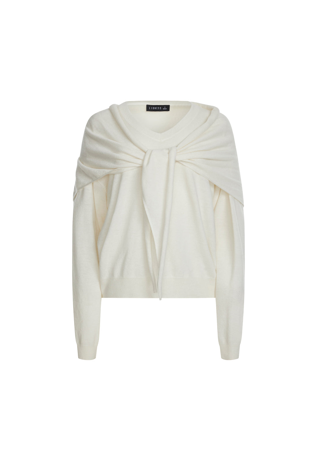 Lioness Fashion Online | Olsen V Knit - Porcelain