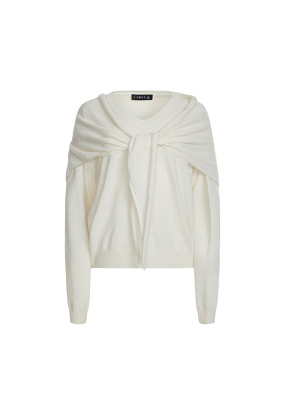 Lioness Fashion Online | Olsen V Knit - Porcelain