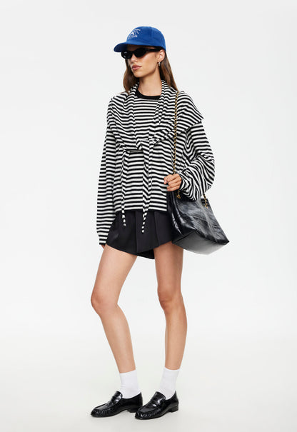 Lioness Fashion Outlet | Olsen Knit - Onyx Stripe