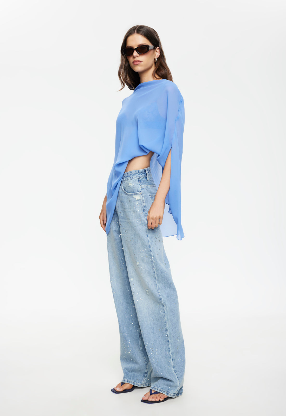 Lioness Fashion Store | Aura Poncho - Persian Jewel