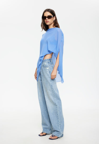 Lioness Fashion Store | Aura Poncho - Persian Jewel