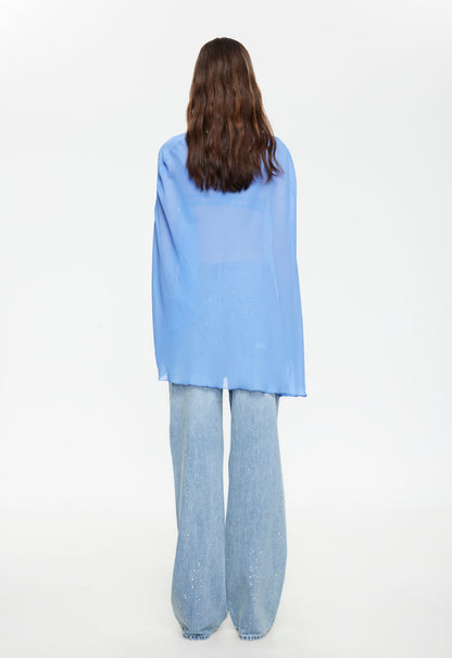 Lioness Fashion Store | Aura Poncho - Persian Jewel