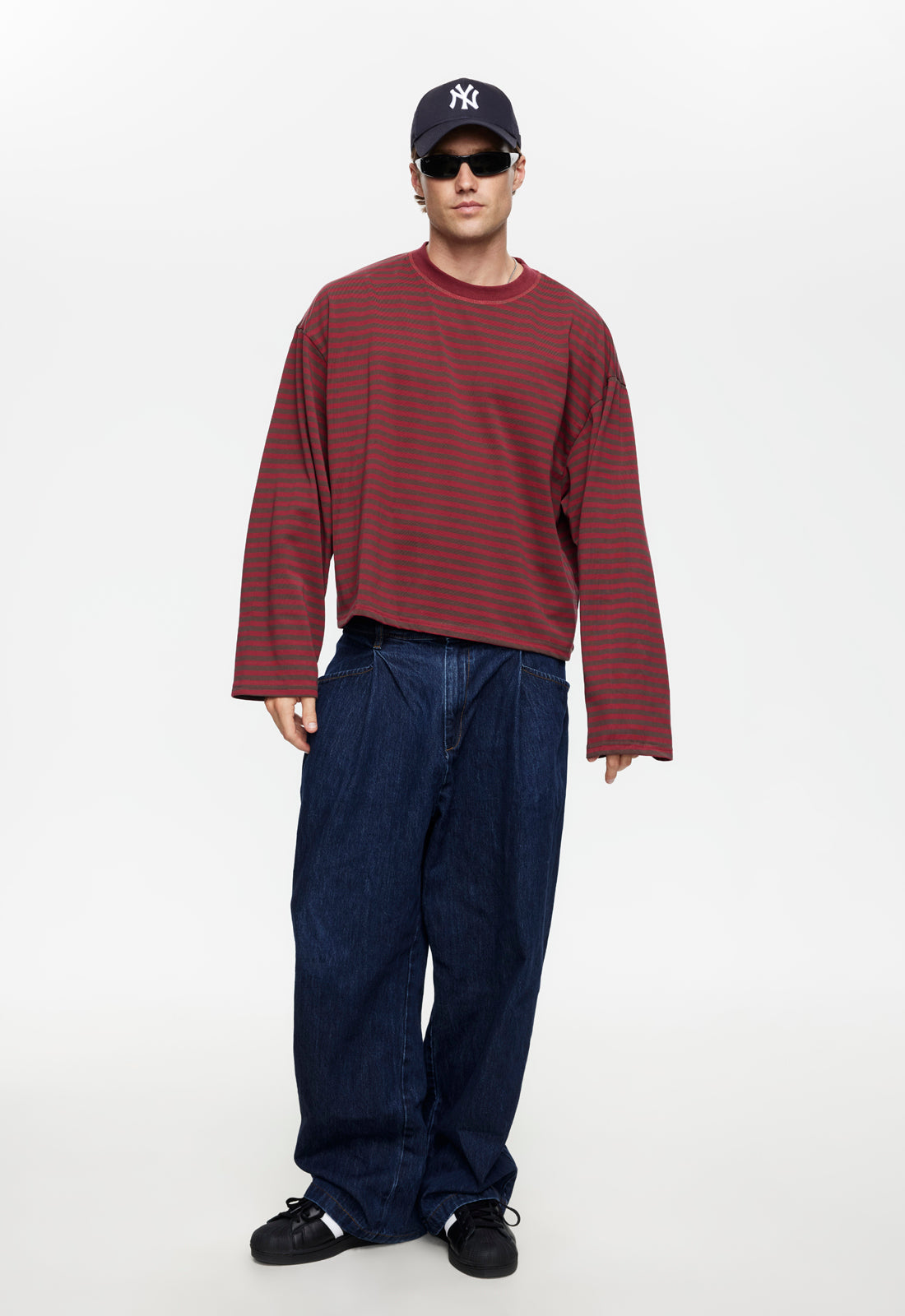 Lioness Fashion Outlets | BLOOM LONG SLEEVE - CHOCOLATE WINE STRIPE