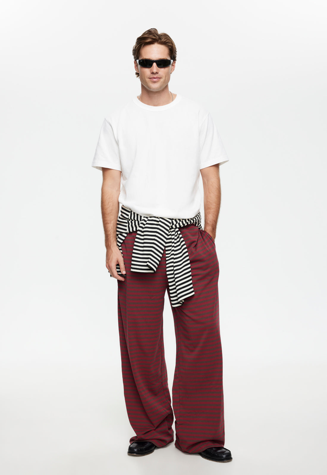 Lioness Fashion US | Bloom Pant - Chocolate Wine Stripe