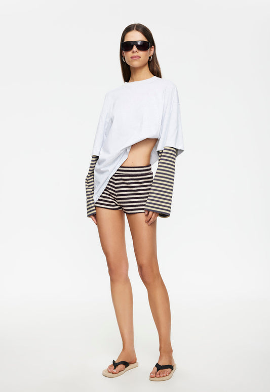 Lioness Fashion Near Me | Bottega Shirt - Ash Stripe
