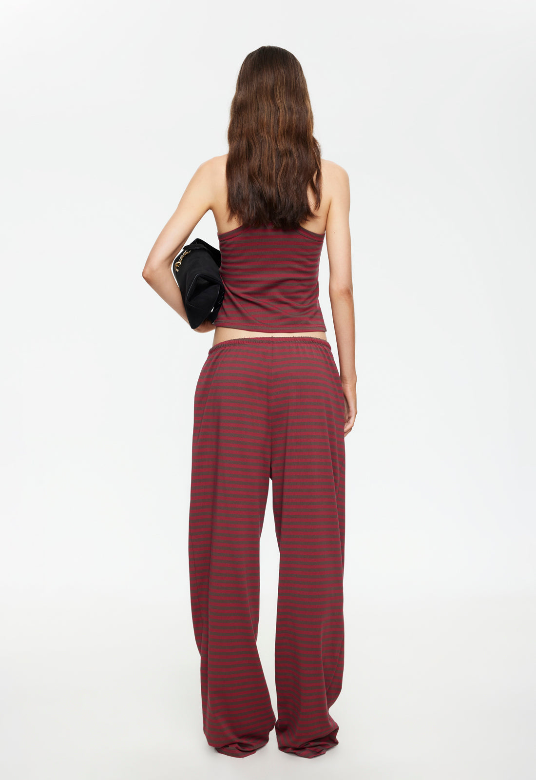 Lioness Fashion Store | Lucky Cami - Chocolate Wine Stripe