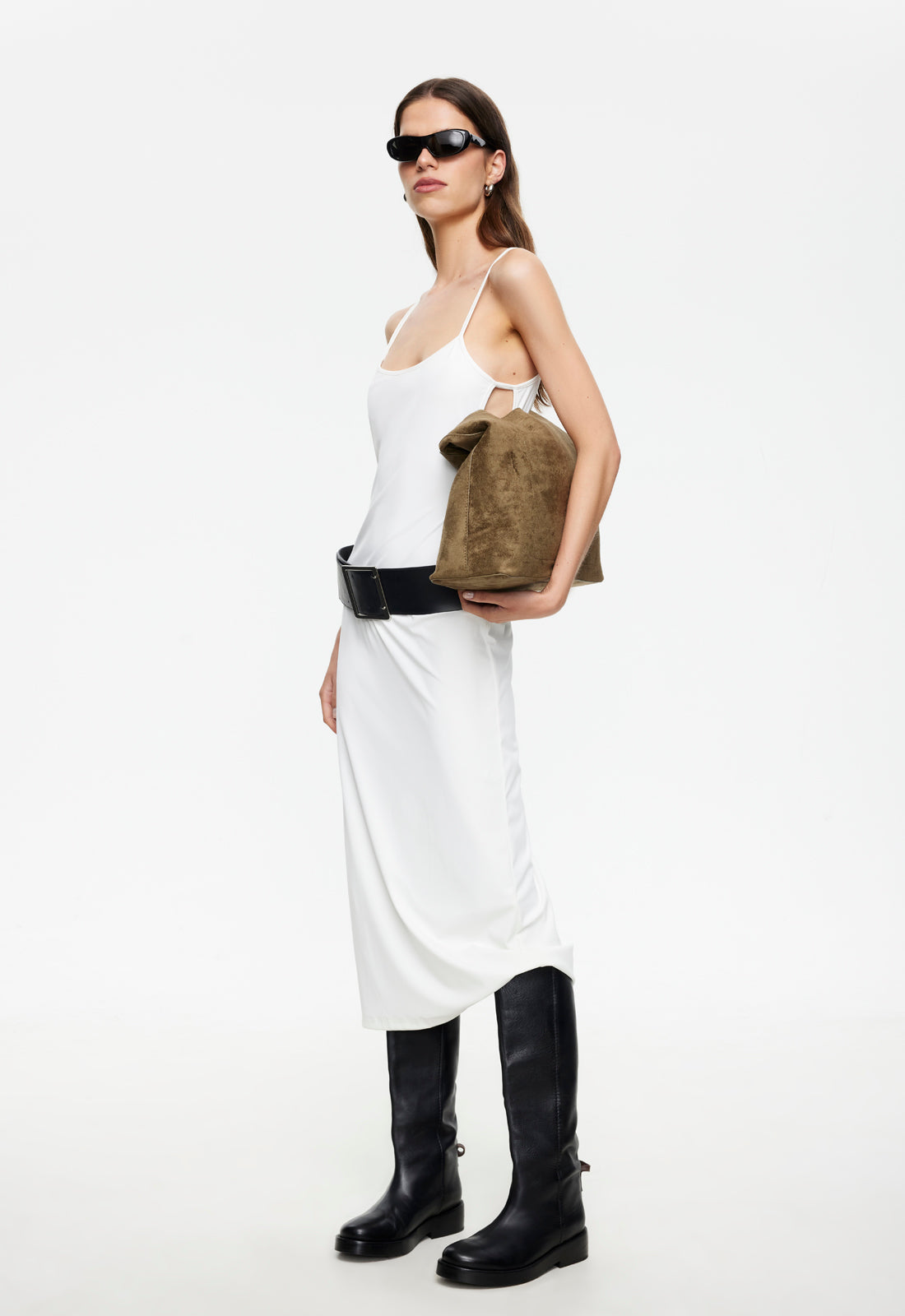 Lioness Fashion For Sale | MODERNITA MIDI DRESS - PORCELAIN