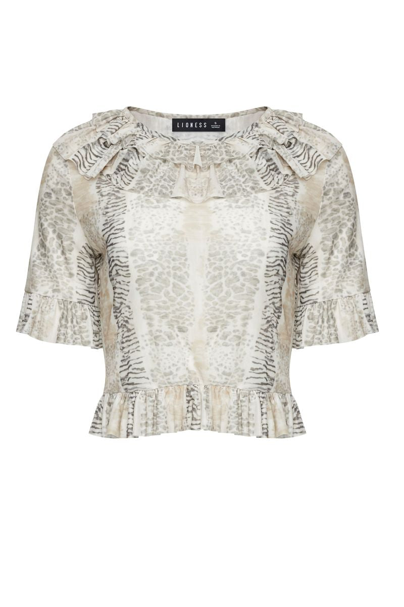 Lioness Fashion For Sale | FIRST LIGHT BLOUSE - MULTI ANIMAL