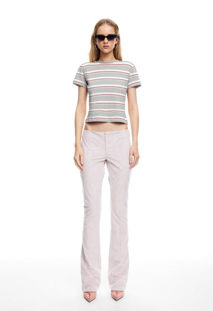 Lioness Fashion Store | LOFT STRIPE TEE - ASH