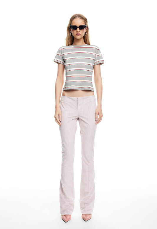 Lioness Fashion Store | LOFT STRIPE TEE - ASH