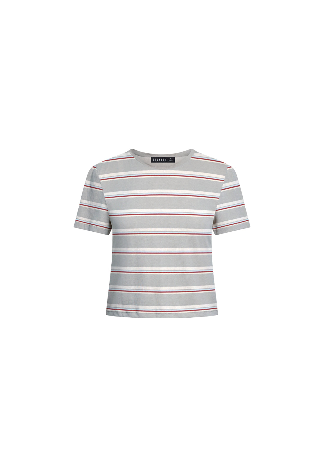 Lioness Fashion Store | LOFT STRIPE TEE - ASH