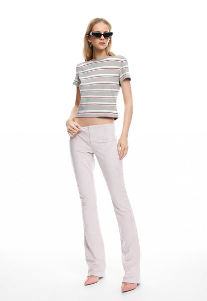 Lioness Fashion Store | LOFT STRIPE TEE - ASH