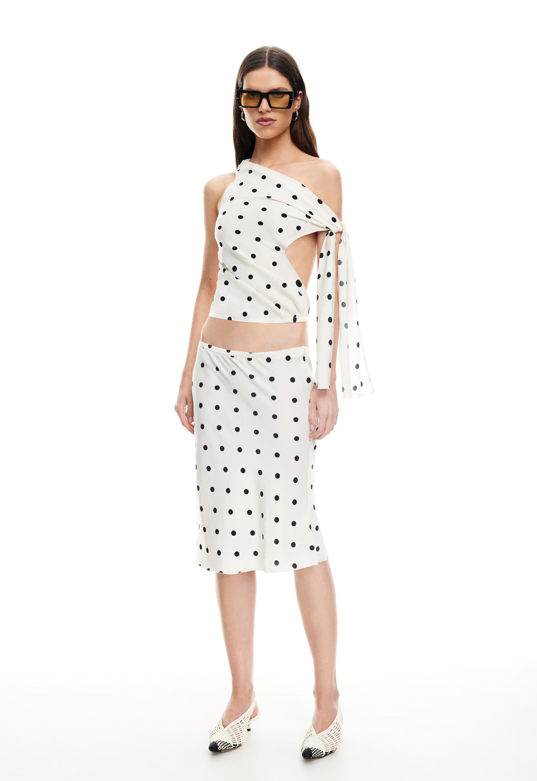 Lioness Fashion Online | REVIVAL CAMI - CREAM POLKA