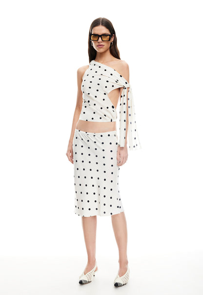 Lioness Fashion Online | REVIVAL CAMI - CREAM POLKA
