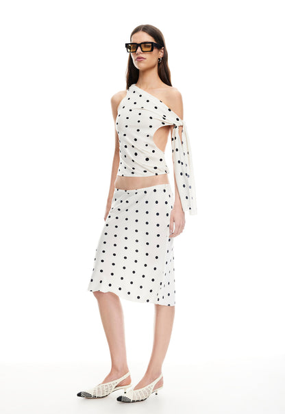Lioness Fashion Online | REVIVAL CAMI - CREAM POLKA