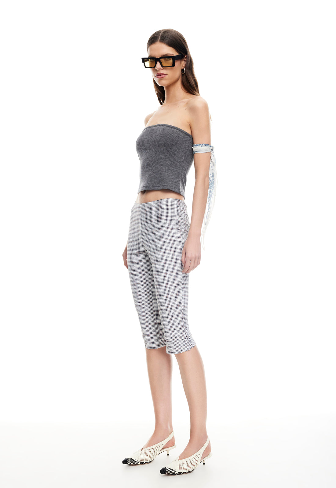 Lioness Fashion Outlet | SWAY STRAPLESS TOP - ASH