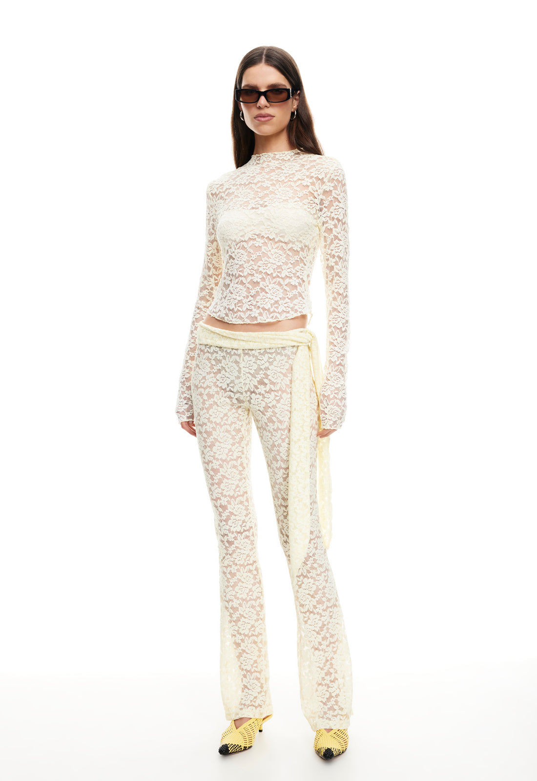 Lioness Fashion Near Me | BUTTERFLY PANT - LEMONTINI LACE
