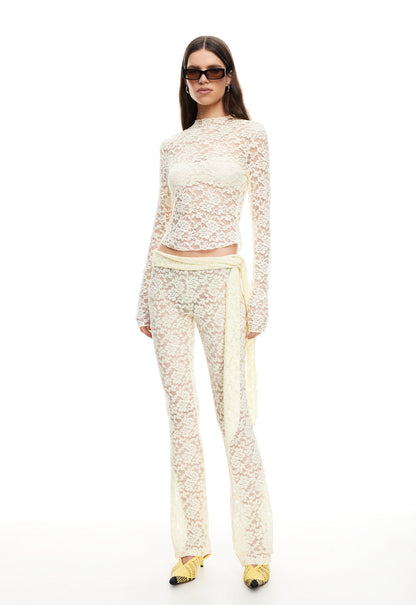 Lioness Fashion Near Me | BUTTERFLY PANT - LEMONTINI LACE