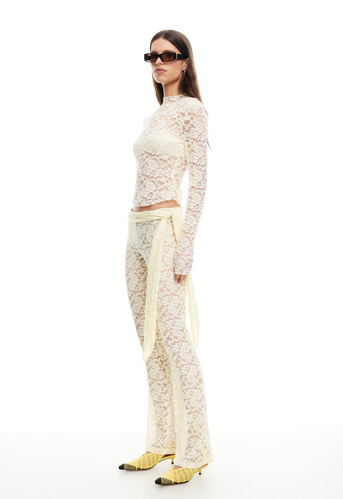 Lioness Fashion Near Me | BUTTERFLY PANT - LEMONTINI LACE