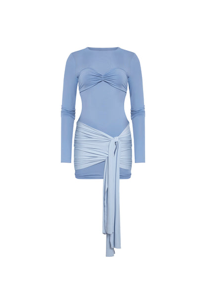 Lioness Fashion On Sale | MIDNIGHT MINI DRESS - SLATE BLUE