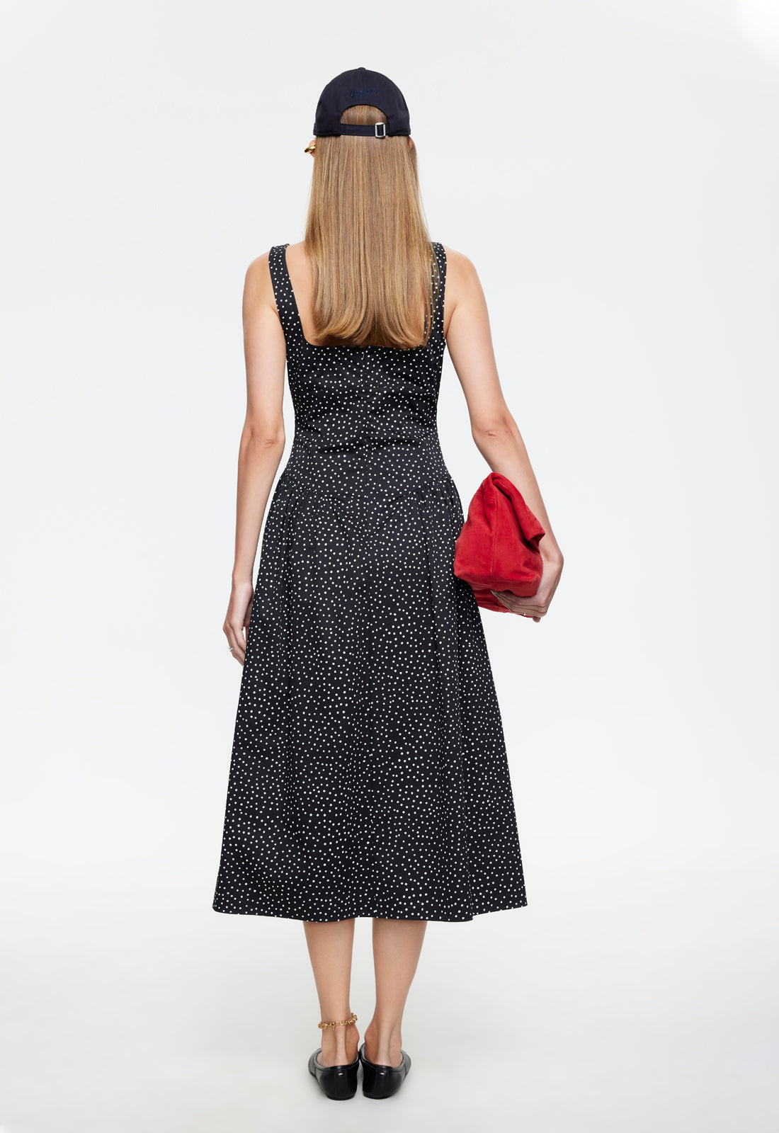 Lioness Fashion Store | LUNA ROSA MAXI DRESS - NOIR POLKA