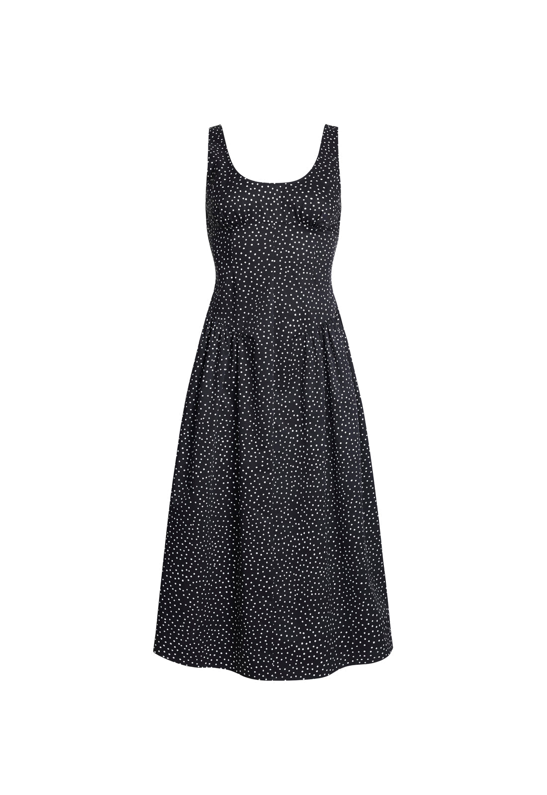 Lioness Fashion Store | LUNA ROSA MAXI DRESS - NOIR POLKA