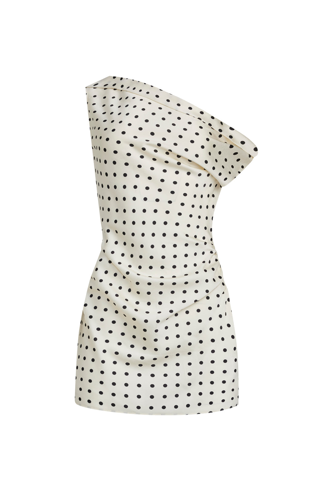 Lioness Fashion Outlet | SWEETHEART MINI DRESS - CREAM POLKA