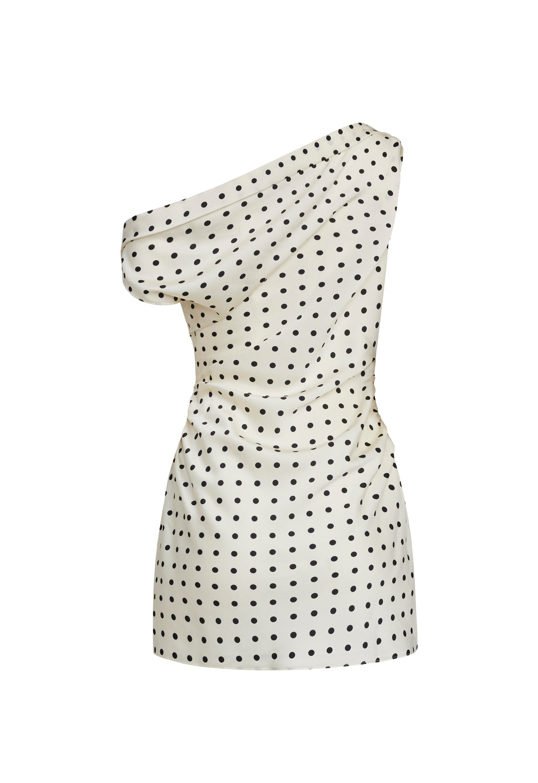 Lioness Fashion Outlet | SWEETHEART MINI DRESS - CREAM POLKA