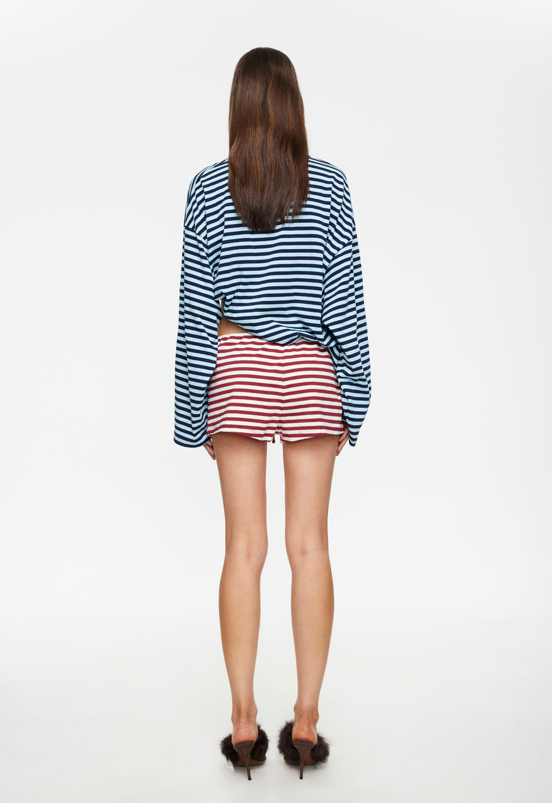 Lioness Fashion On Sale | KOURT BLOOMERS - WINE STRIPE