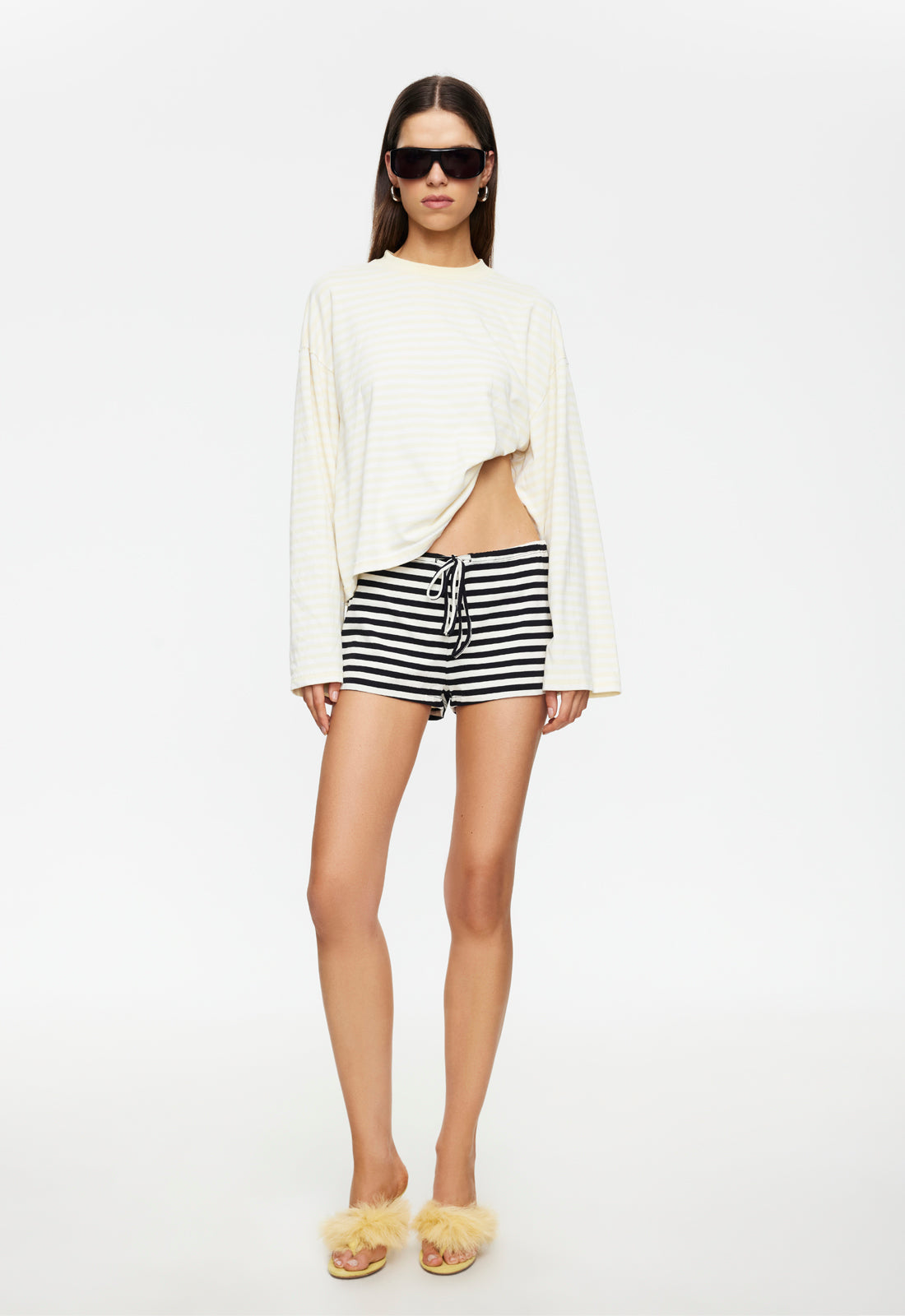 Lioness Fashion For Sale | KOURT BLOOMERS - ONYX STRIPE
