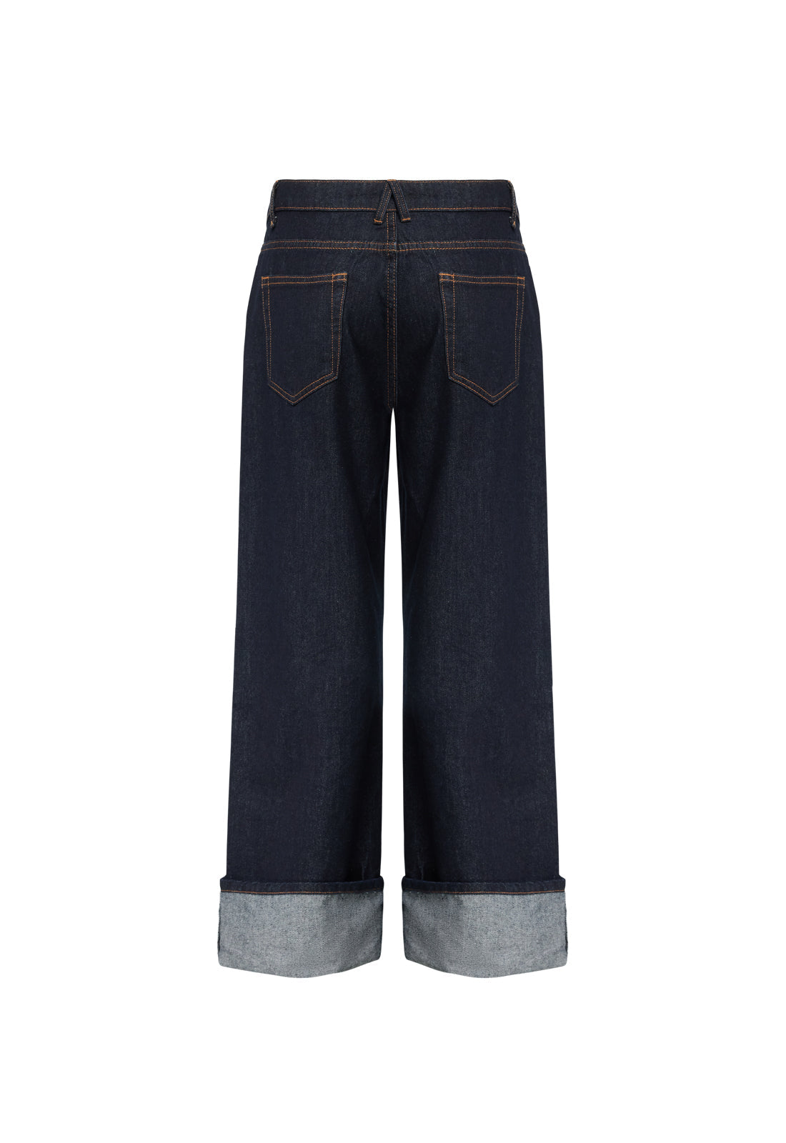 Lioness Fashion Outlet | TOP MODEL CUFFED JEAN - DARK DENIM