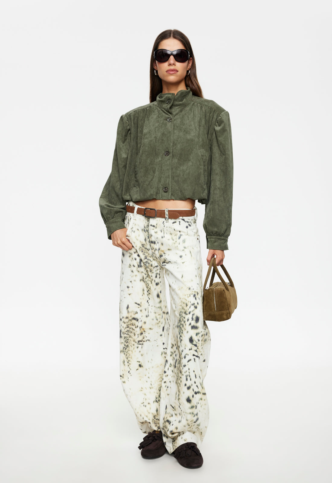 Lioness Fashion Online Shop | HORSESHOE JEAN - SNOW LEOPARD