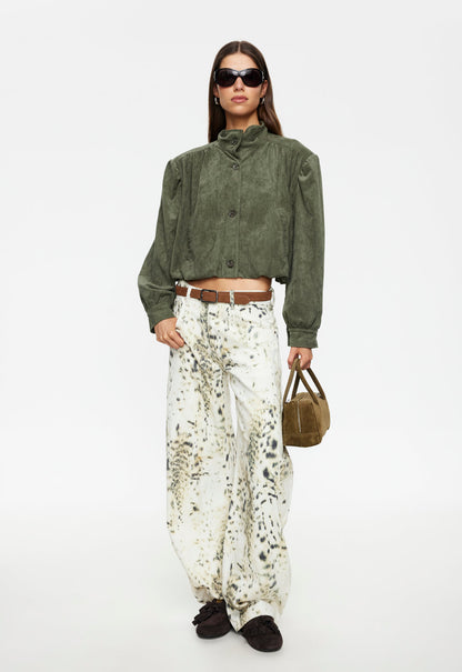 Lioness Fashion Online Shop | HORSESHOE JEAN - SNOW LEOPARD