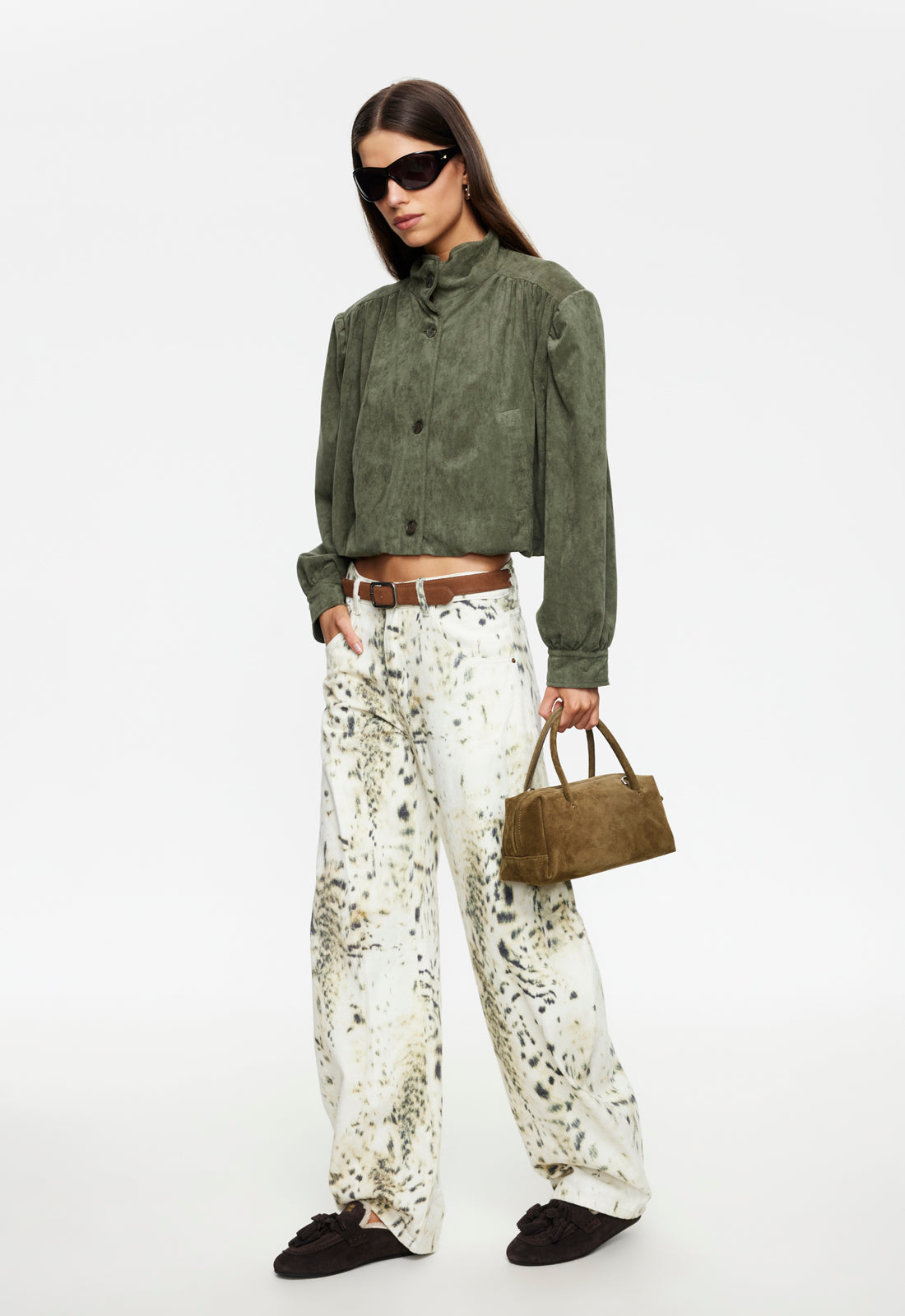 Lioness Fashion Online Shop | HORSESHOE JEAN - SNOW LEOPARD