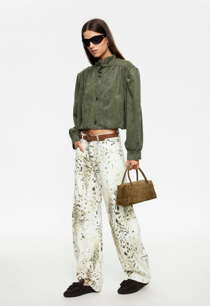 Lioness Fashion Online Shop | HORSESHOE JEAN - SNOW LEOPARD