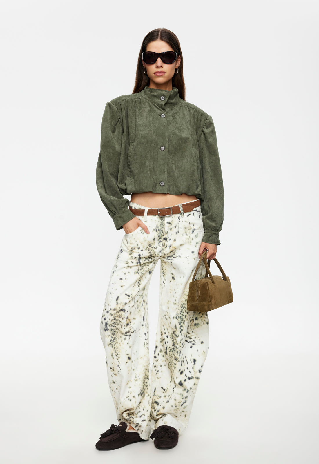 Lioness Fashion Online Shop | HORSESHOE JEAN - SNOW LEOPARD