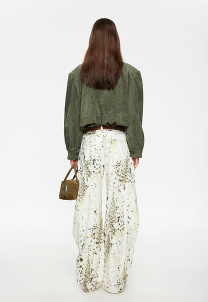 Lioness Fashion Online Shop | HORSESHOE JEAN - SNOW LEOPARD