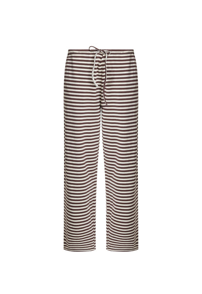 Lioness Fashion On Sale | BLOOM PANT - DARK CHOCOLATE STRIPE