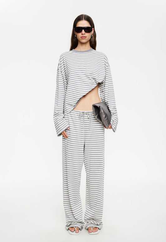 Lioness Fashion For Sale | BLOOM PANT - ASH STRIPE