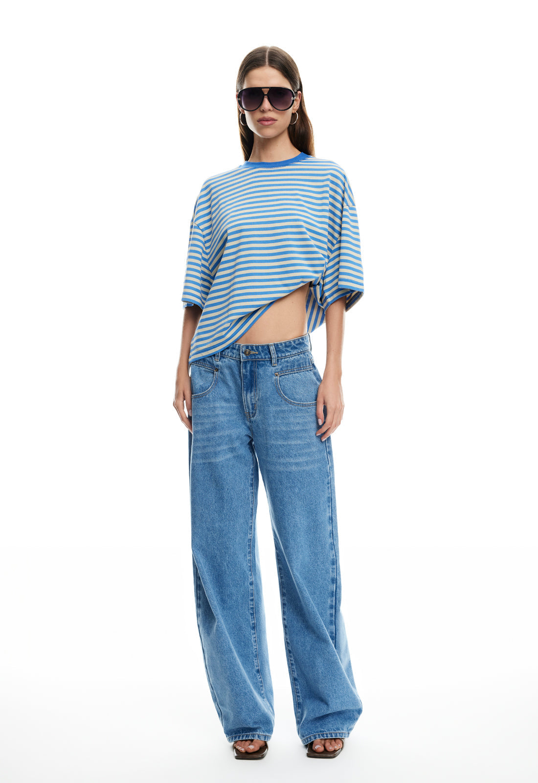 Lioness Fashion Near Me | BLOOM SHORT SLEEVE - MICKEY BLUE STRIPE
