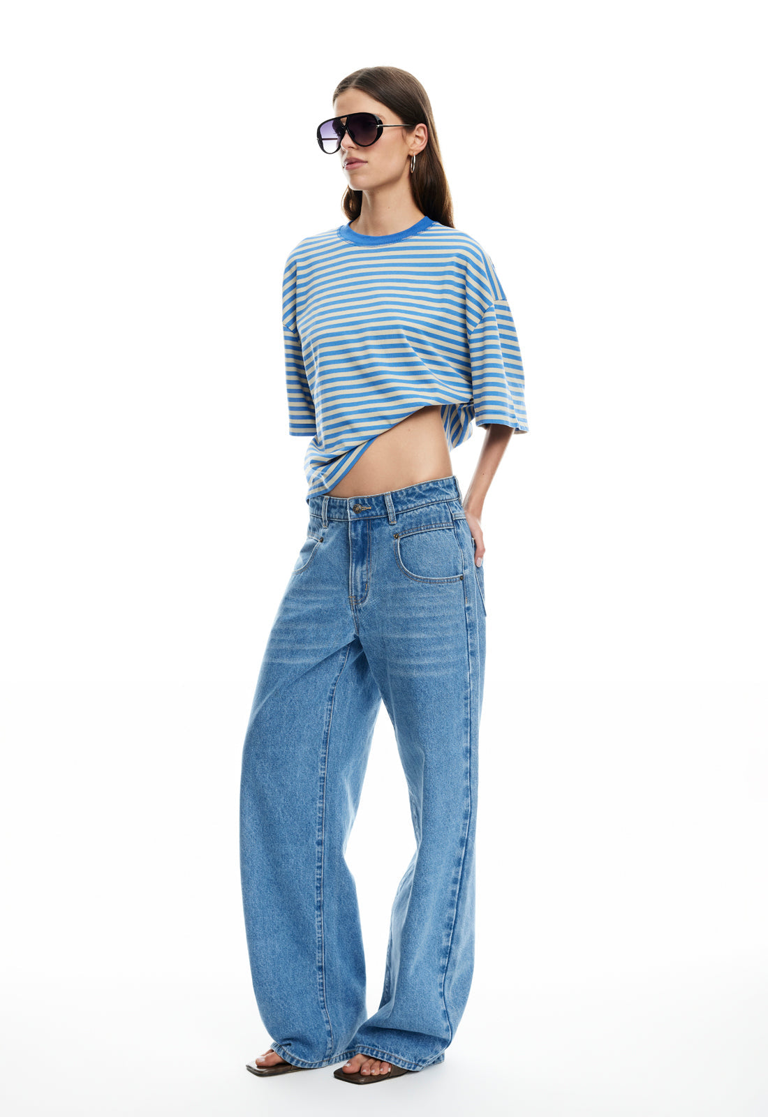 Lioness Fashion Near Me | BLOOM SHORT SLEEVE - MICKEY BLUE STRIPE