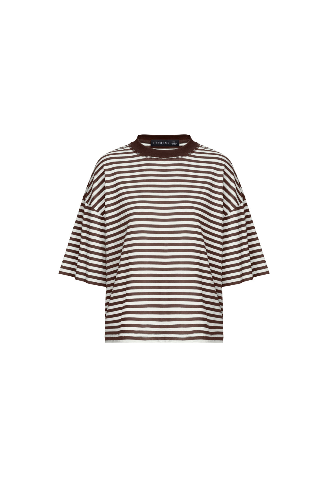 Lioness Fashion Sale | BLOOM SHORT SLEEVE - DARK CHOCOLATE